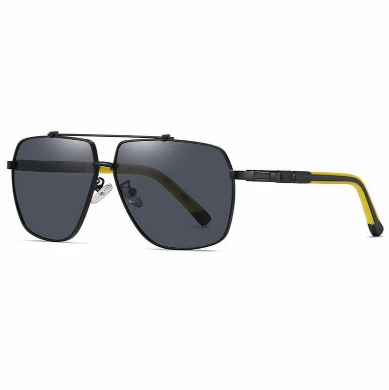Stylish Metallic Blue Sunglasses